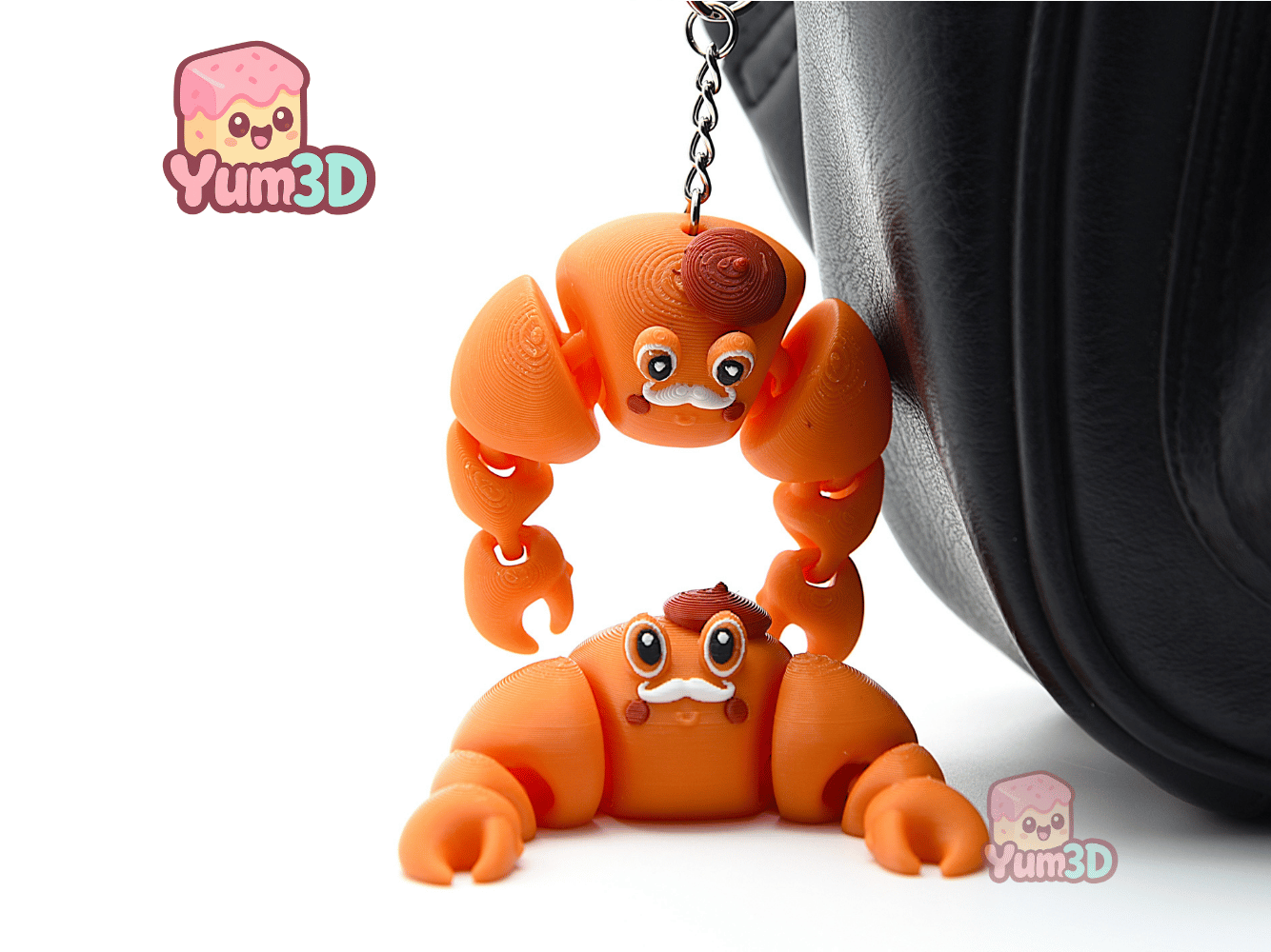 Yum3D-Cozy Crab Croissant Articulated Keychain_05.png