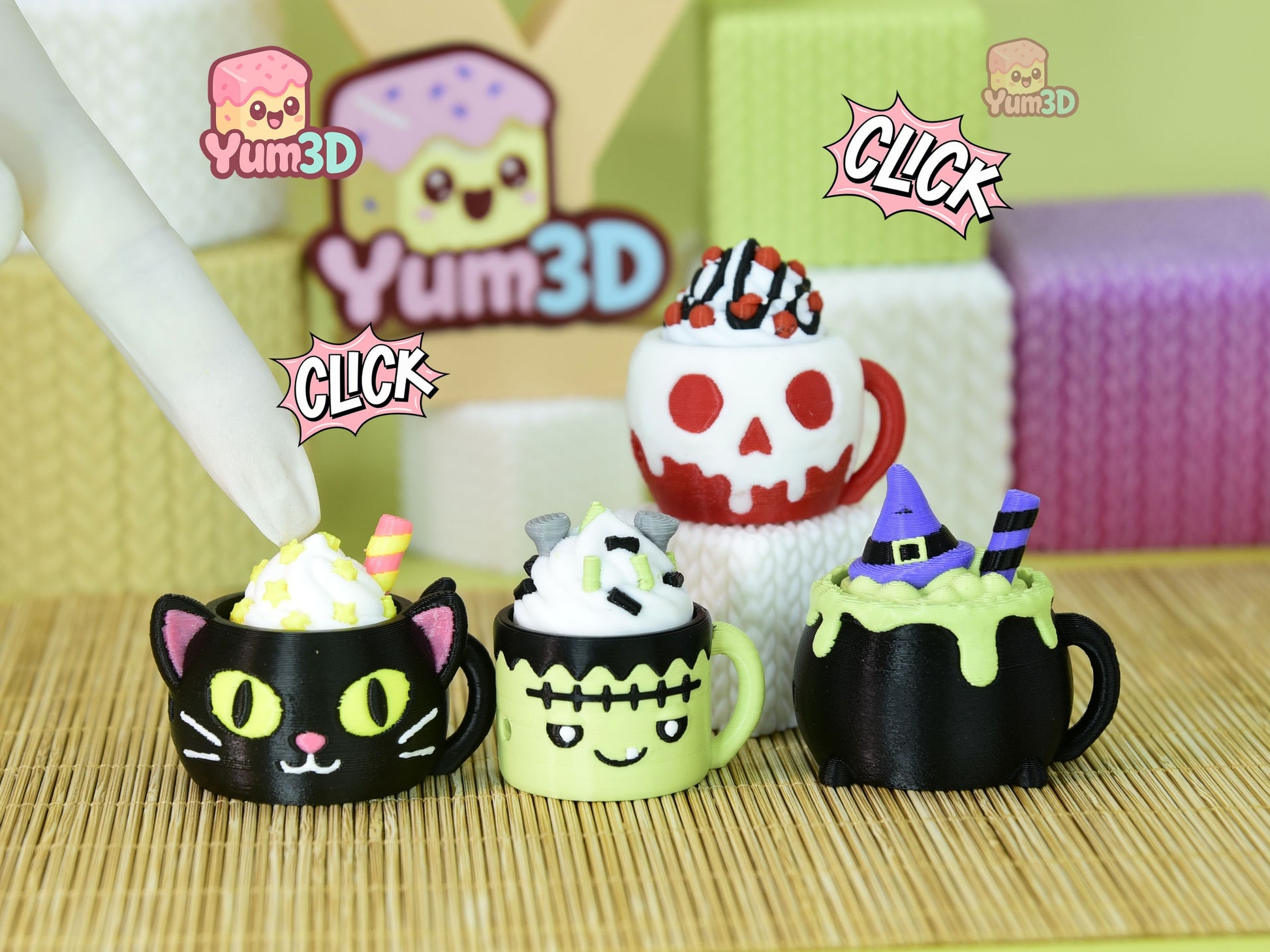 Yum3D-Spooky Mug Squad Set of Clicker Keychains_01.jpg