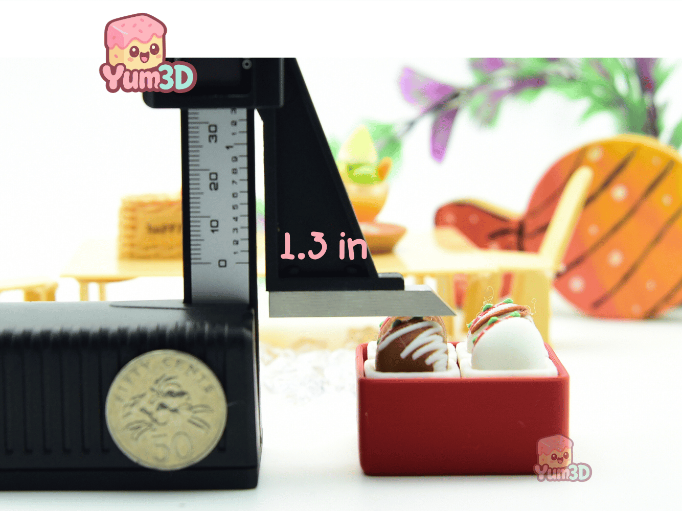 Yum3D-Strawberry Snack Box Set of Clicker Keychains_04.png