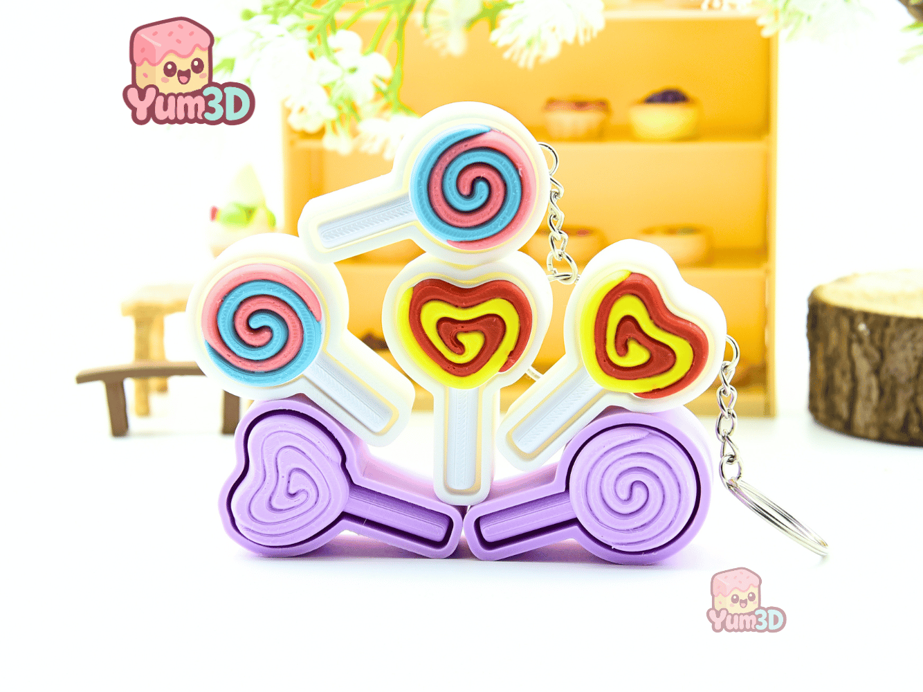 Yum3D-Spring Lollipop Charm Set of Clicker Keychains_08.png
