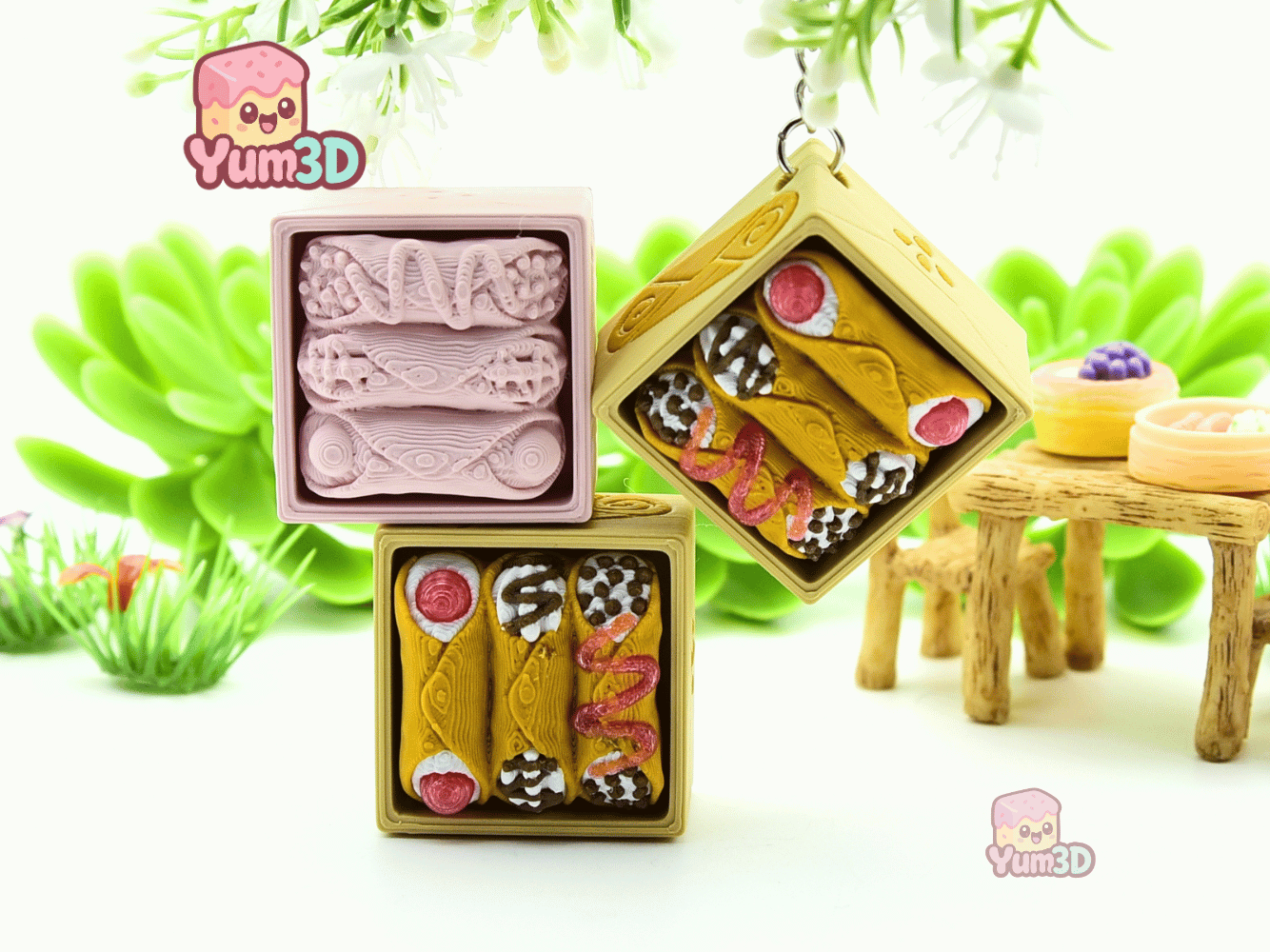 Yum3D-Sweet Cannoli Fidget Clicker Keychain_05.png