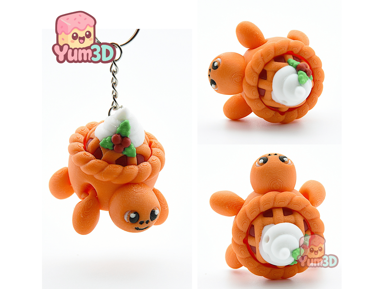 Yum3D-Cranberry Turtle Pie Articulated Fidget Clicker Keychain_02.png