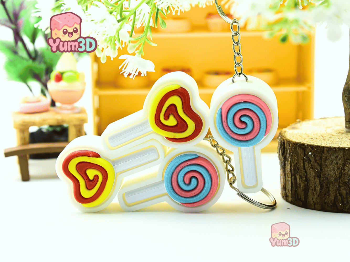 Yum3D-Spring Lollipop Charm Set of Clicker Keychains_06.png