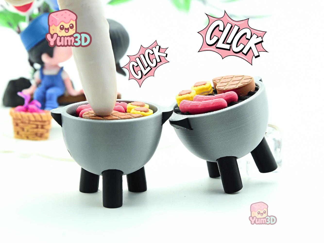 Yum3D-Playful Bbq Grill Buddy Fidget Clicker Keychain_01.png