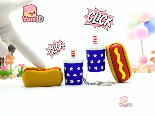 Yum3D-Playful Hot Dog and Soda Fidget Clicker Keychain_01.png