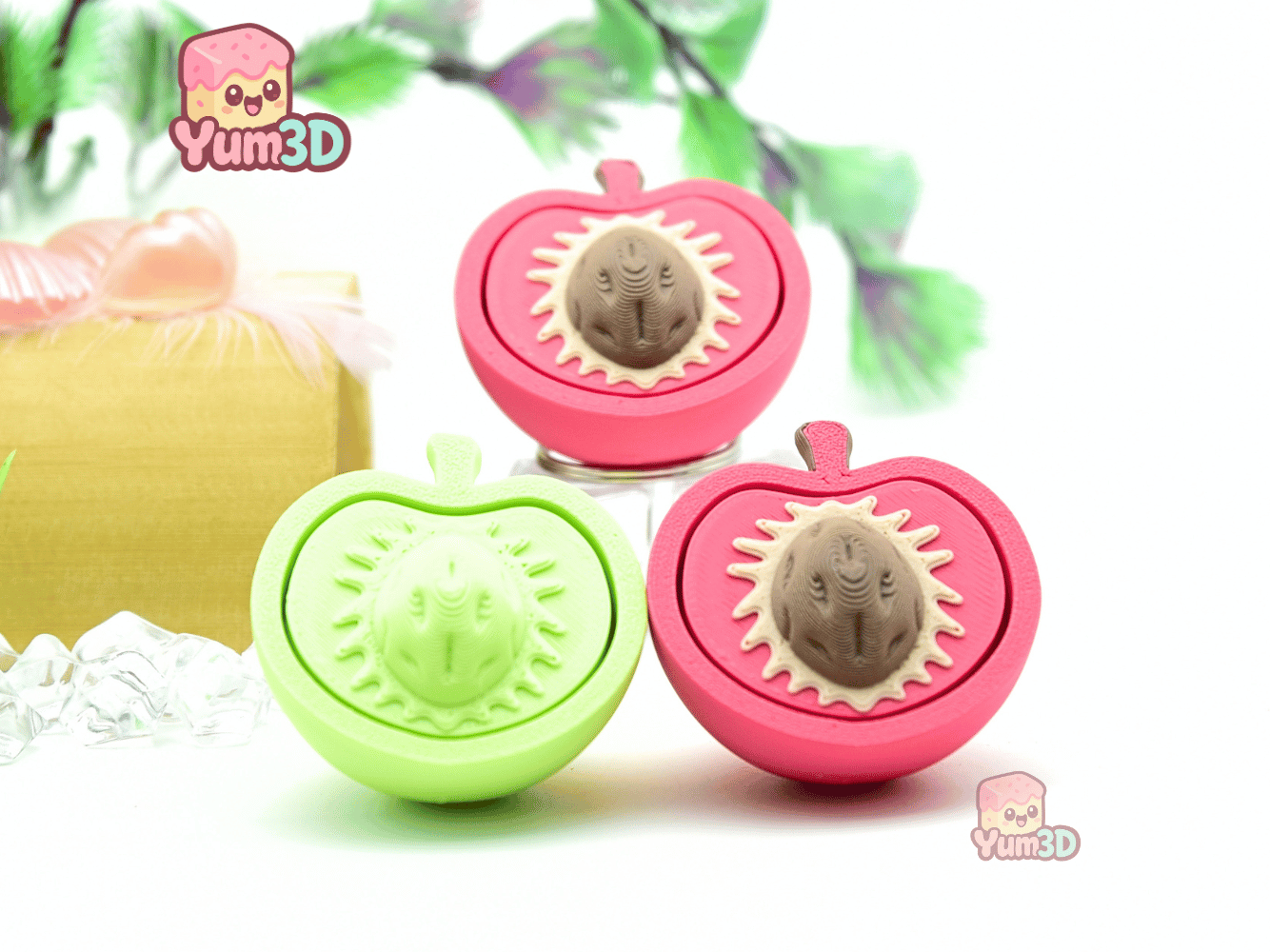Yum3D-Playful Apricot Fidget Clicker Keychain_08.png
