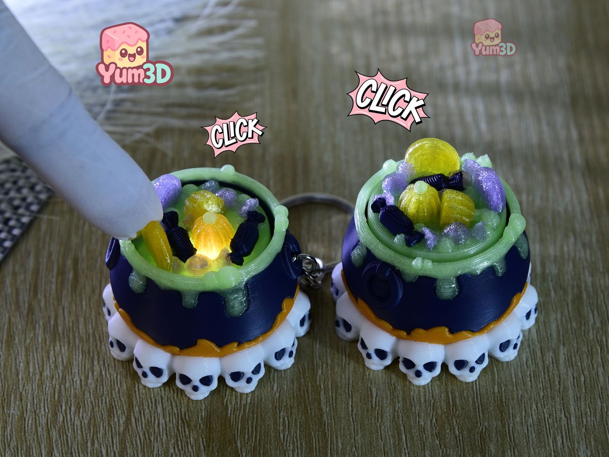 Yum3D-Halloween Potion Cauldron Fidget Led Clicker Keychain_01.jpg
