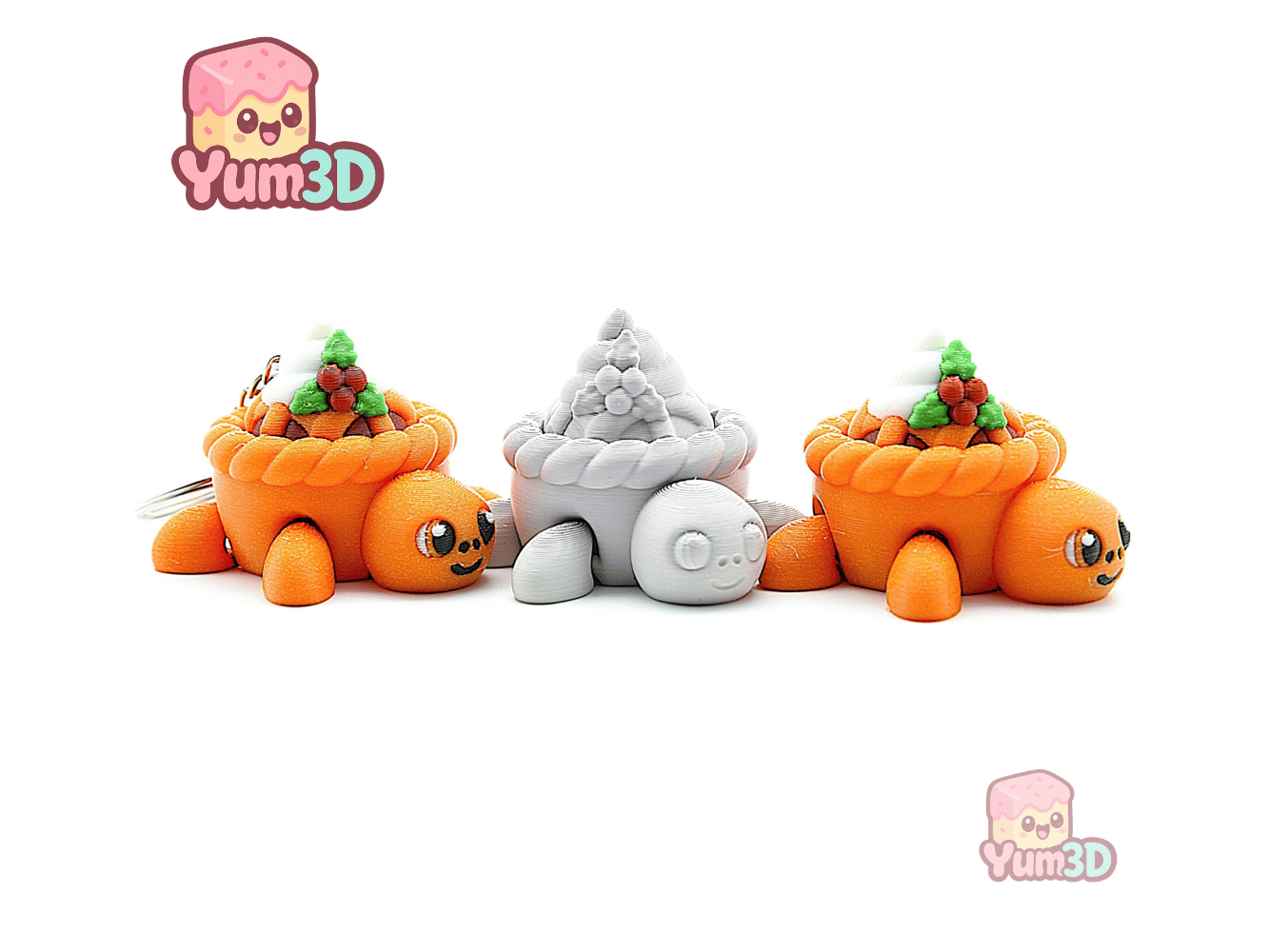 Yum3D-Cranberry Turtle Pie Articulated Fidget Clicker Keychain_08.png