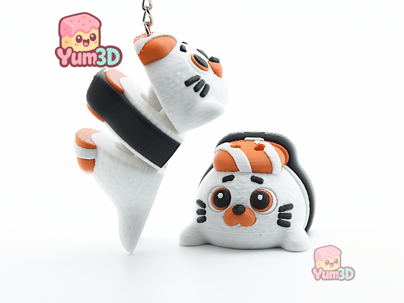 Yum3D-Sushi Seal for Food Lovers Articulated Keychain_01.png