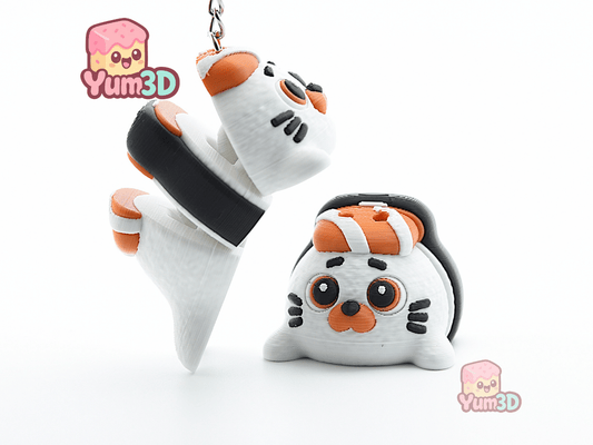Yum3D-Sushi Seal for Food Lovers Articulated Keychain_01.png