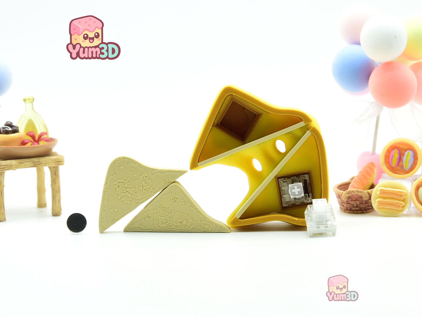 Yum3D-Melty Grilled Cheese Fidget Led Clicker Keychain_02.jpg