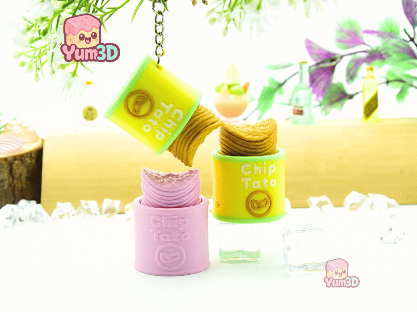 Yum3D-Crunchy Potato Chip Fidget Clicker Keychain_05.png