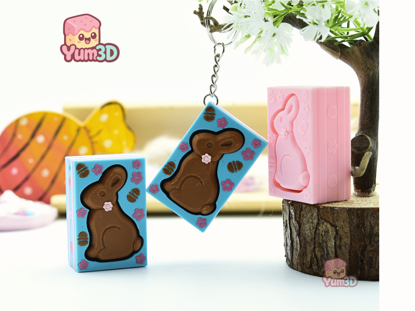 Yum3D-Easter Bunny Chocolate Fidget Clicker Keychain_05.png