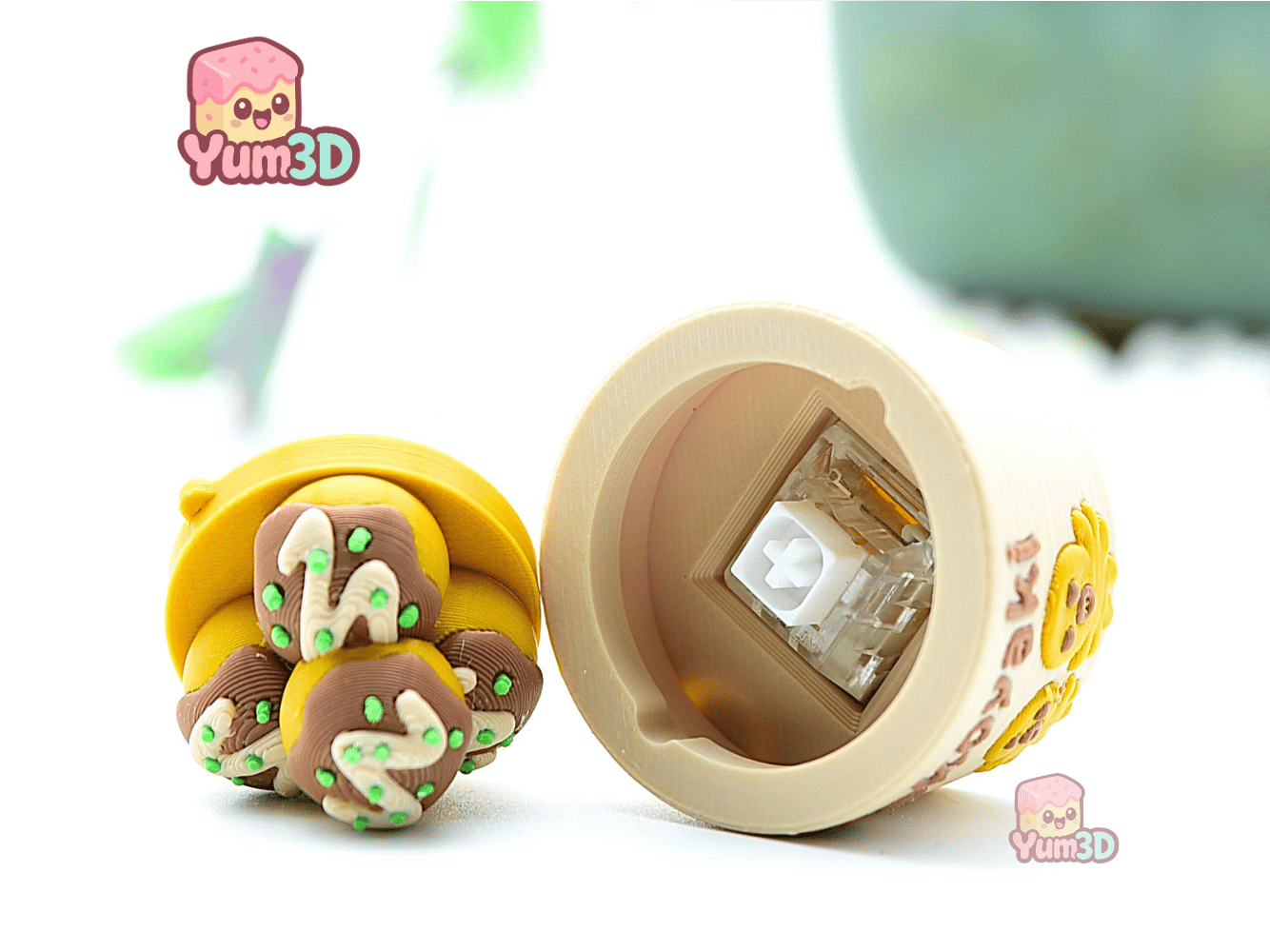 Yum3D-Takoyaki Delight for Food Lovers Fidget Clicker Keychain_03.png