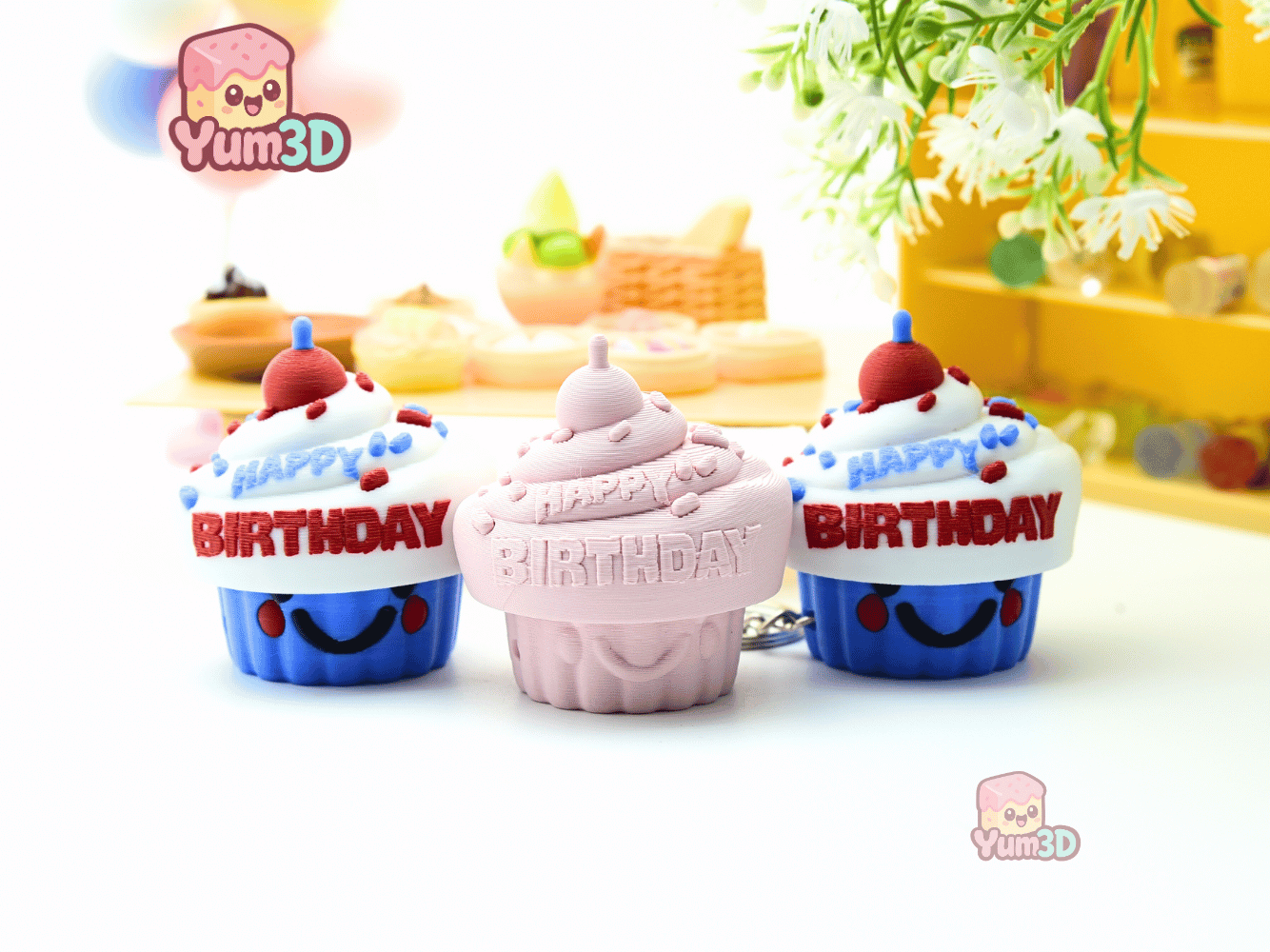 Yum3D-Birthday Celebration Cake Fidget Clicker Keychain_08.png