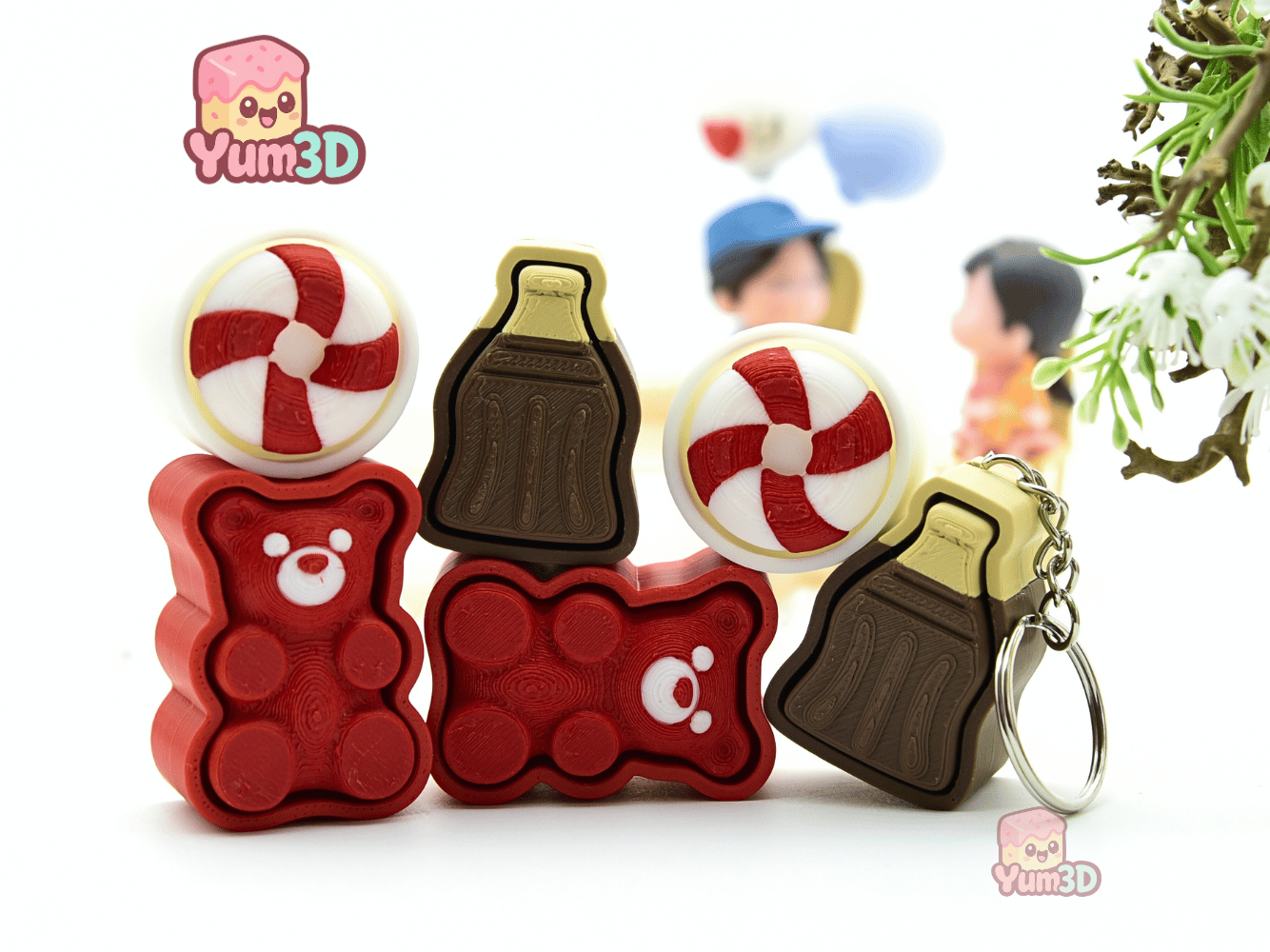 Yum3D-Sweet Candy Gummy Set of Clicker Keychains_09.png