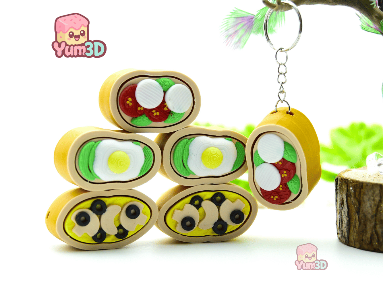 Yum3D-Tiny Bruschetta Bite Set of Clicker Keychains_06.png