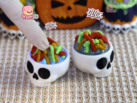 Yum3D-Halloween Gummy Worm Skull Bites Fidget Led Clicker Keychain_01.jpg