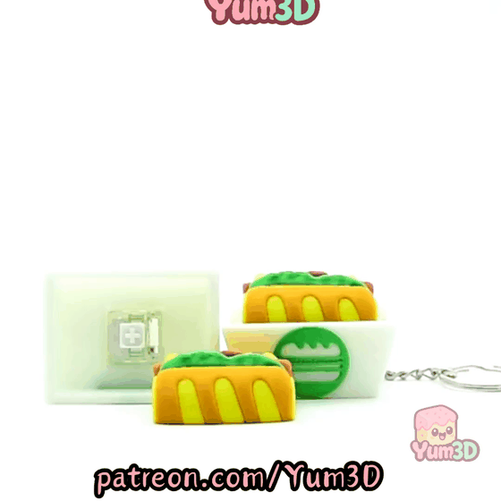 Yum3D-Clicky Subway Sandwich Fidget Clicker Keychain_11.gif