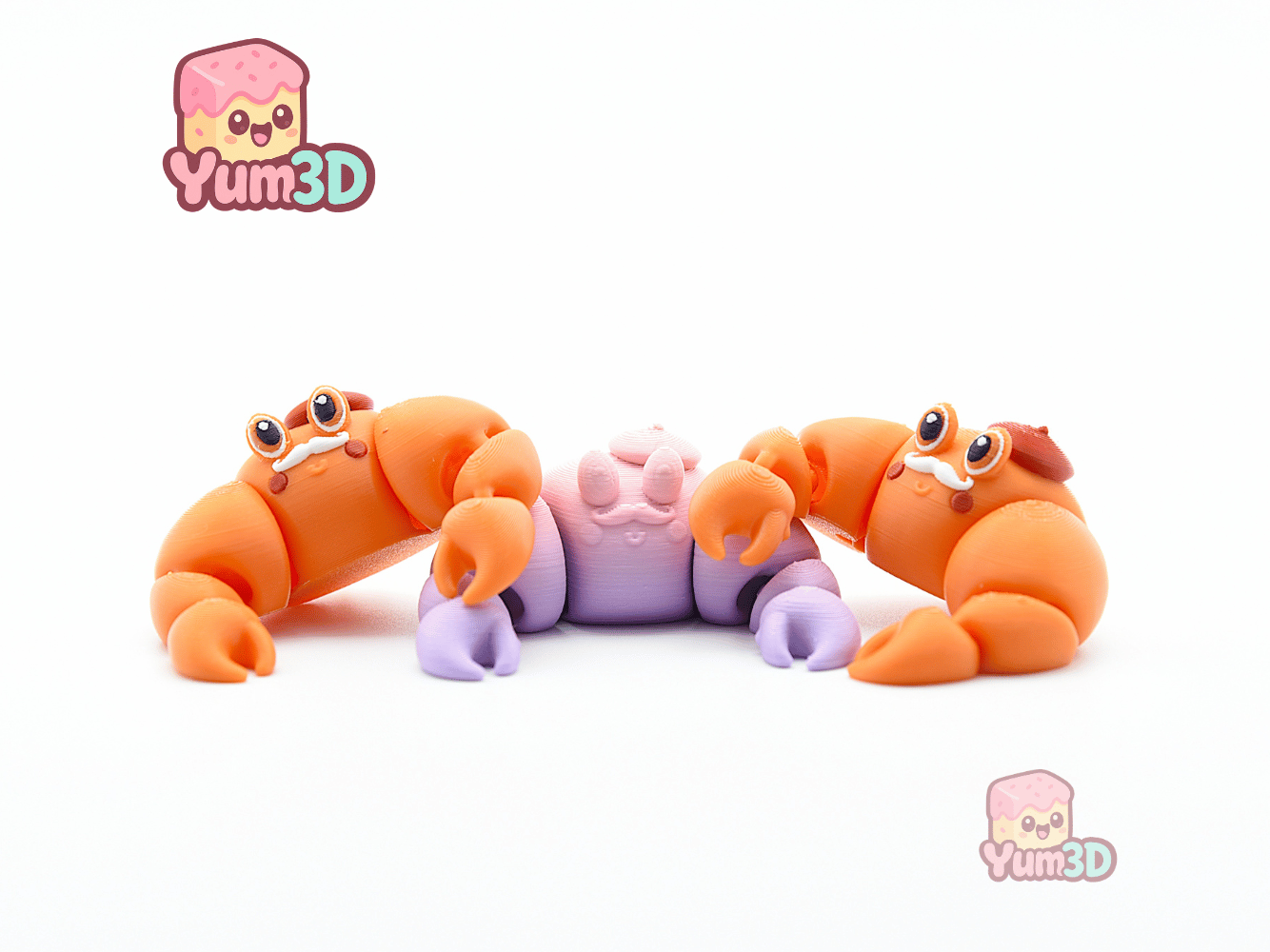 Yum3D-Cozy Crab Croissant Articulated Keychain_07.png