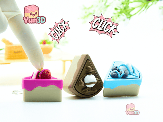 Yum3D-Spring Dripping Cakes Set of Clicker Keychains_01.png