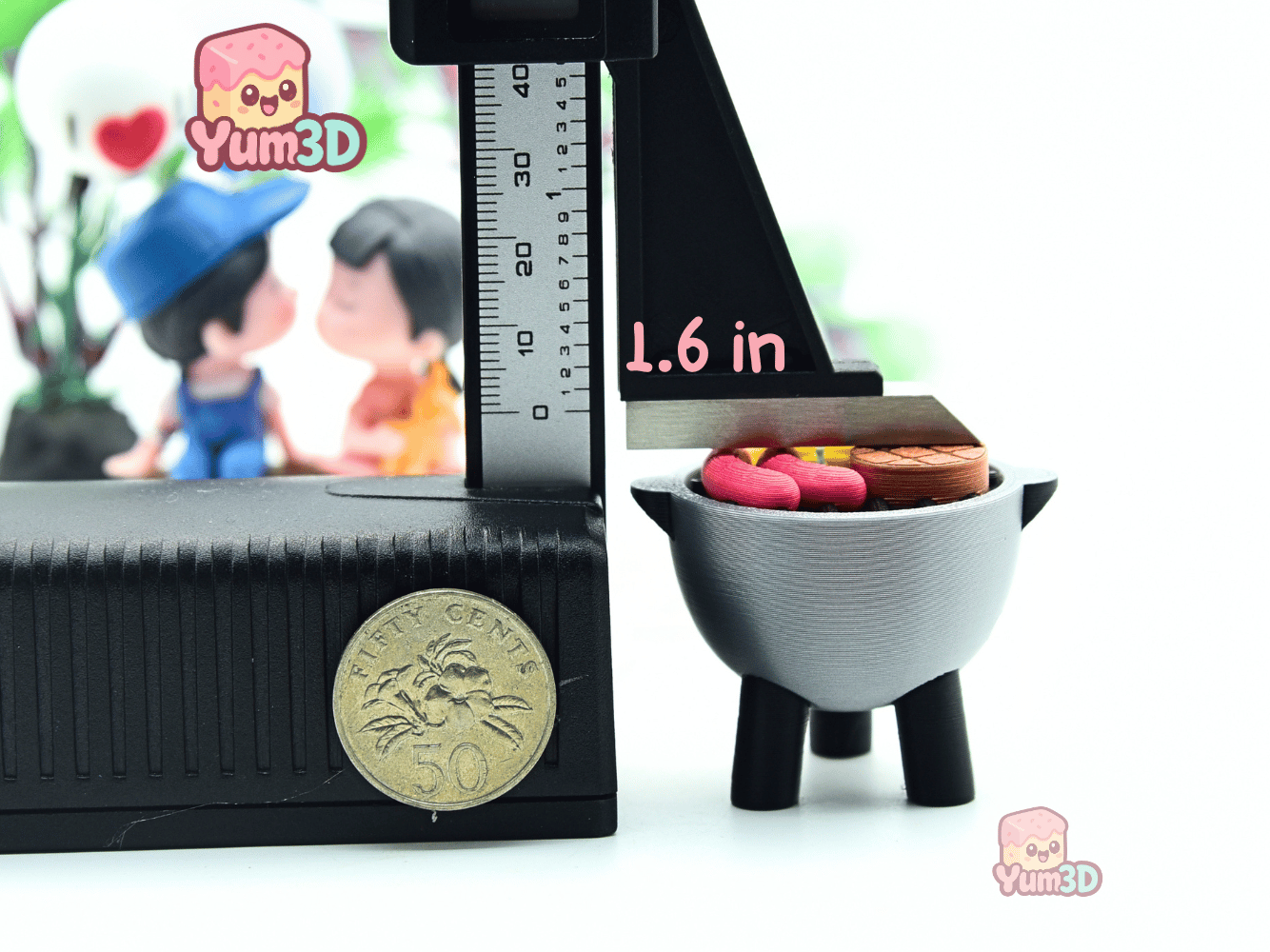 Yum3D-Playful Bbq Grill Buddy Fidget Clicker Keychain_04.png