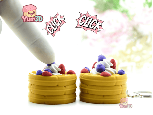 Yum3D-Spring Sweet Berry Waffle Fidget Clicker Keychain_01.png