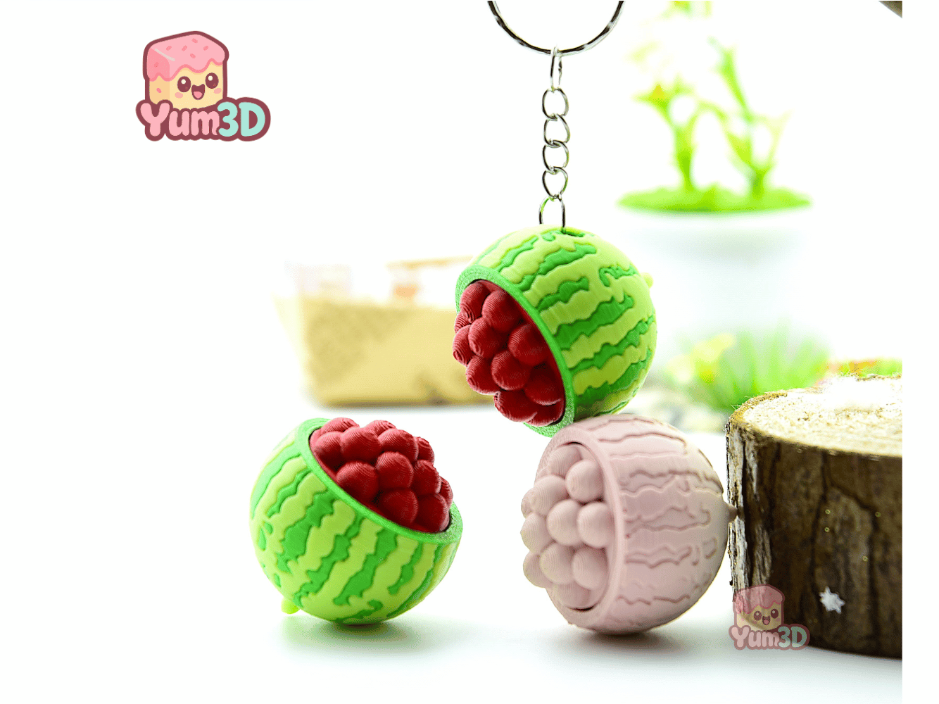 Yum3D-Watermelon Bowl Fidget Clicker Keychain_05.png