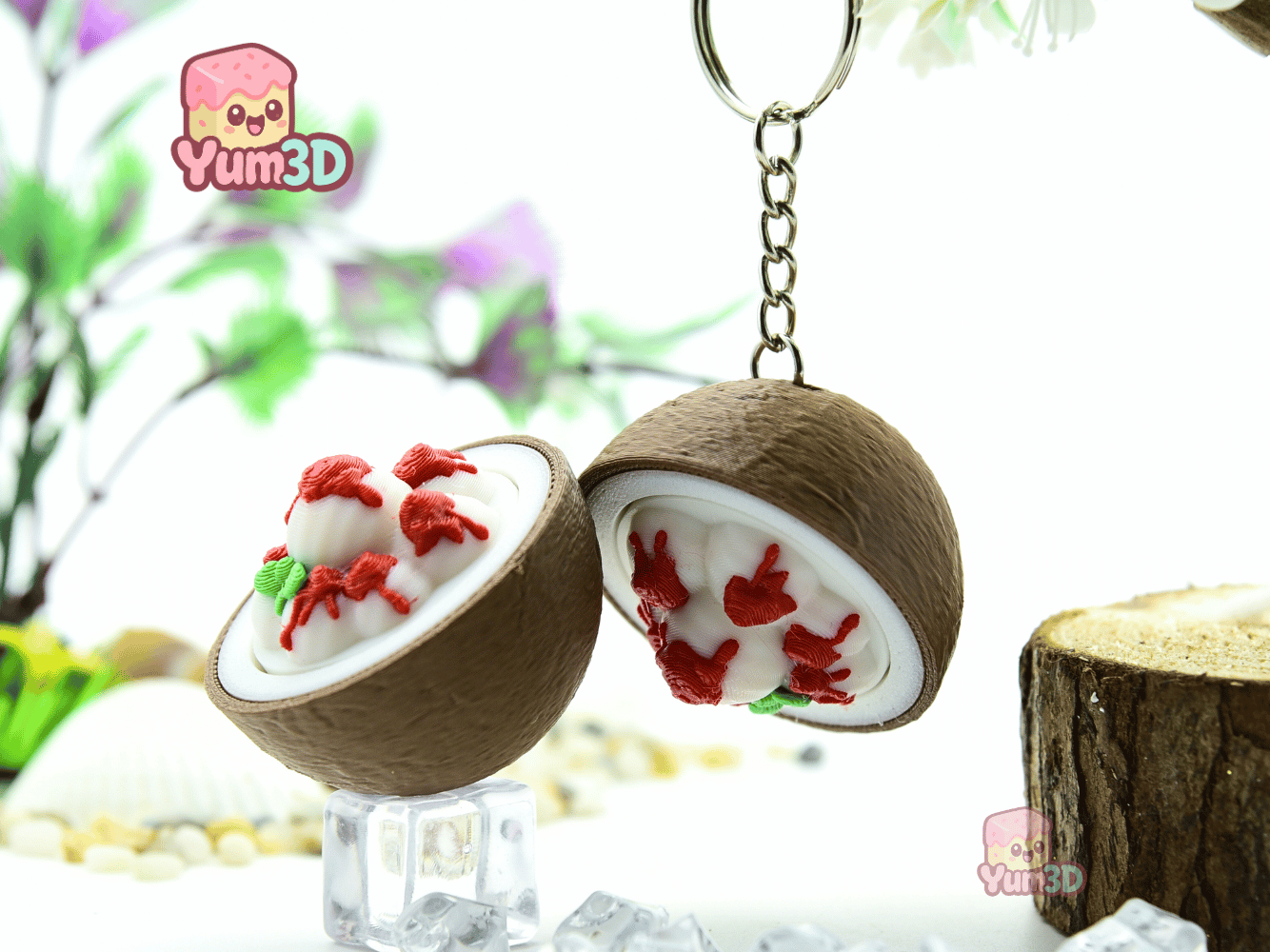 Yum3D-Coconut Ice Cream Fidget Clicker Keychain_06.png