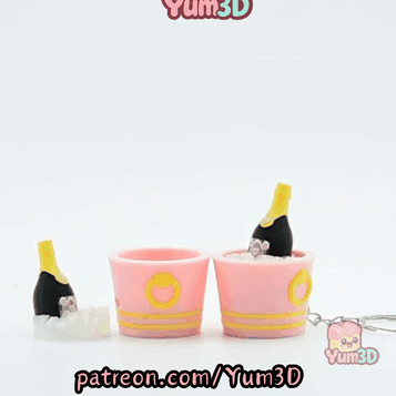 Yum3D-Wine Bucket Fidget Clicker Keychain_11.gif