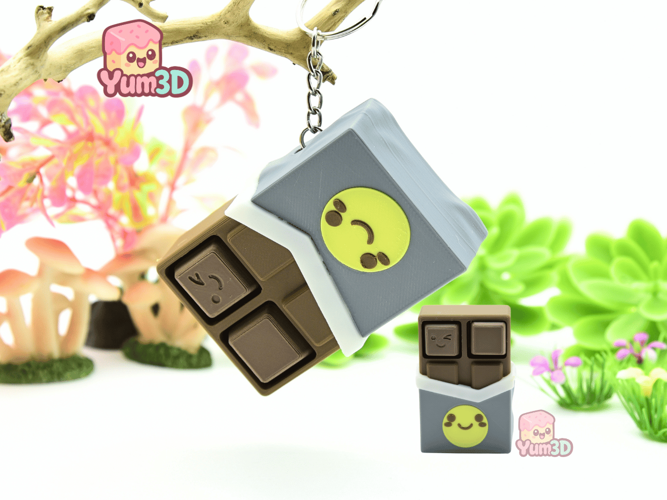Yum3D-Cute Chocolate Bar Magnet-Insert Clicker Keychain_07.png