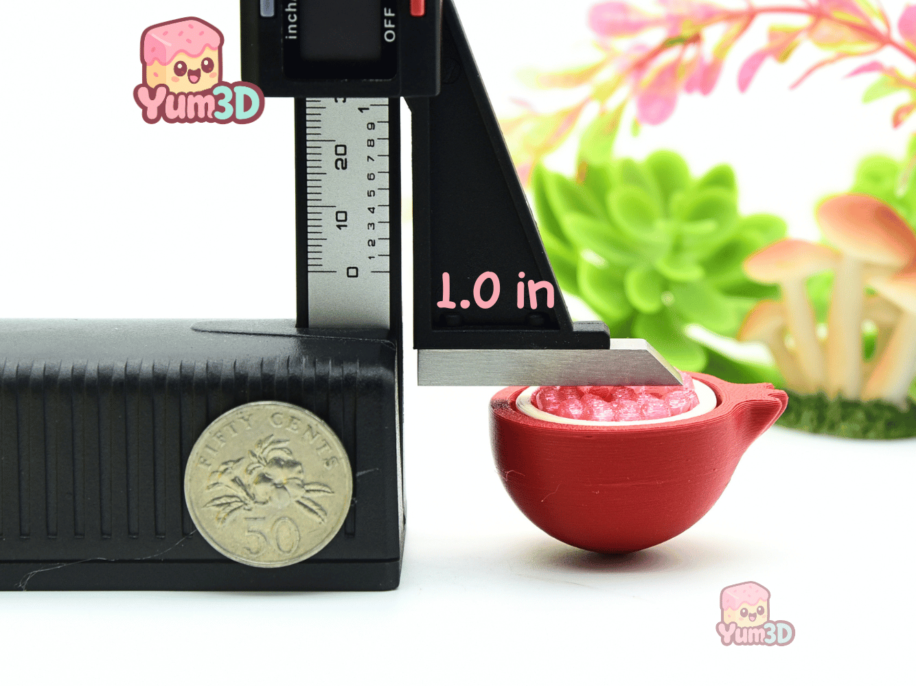 Yum3D-Clicky Pomegranate Fidget Clicker Keychain_04.png