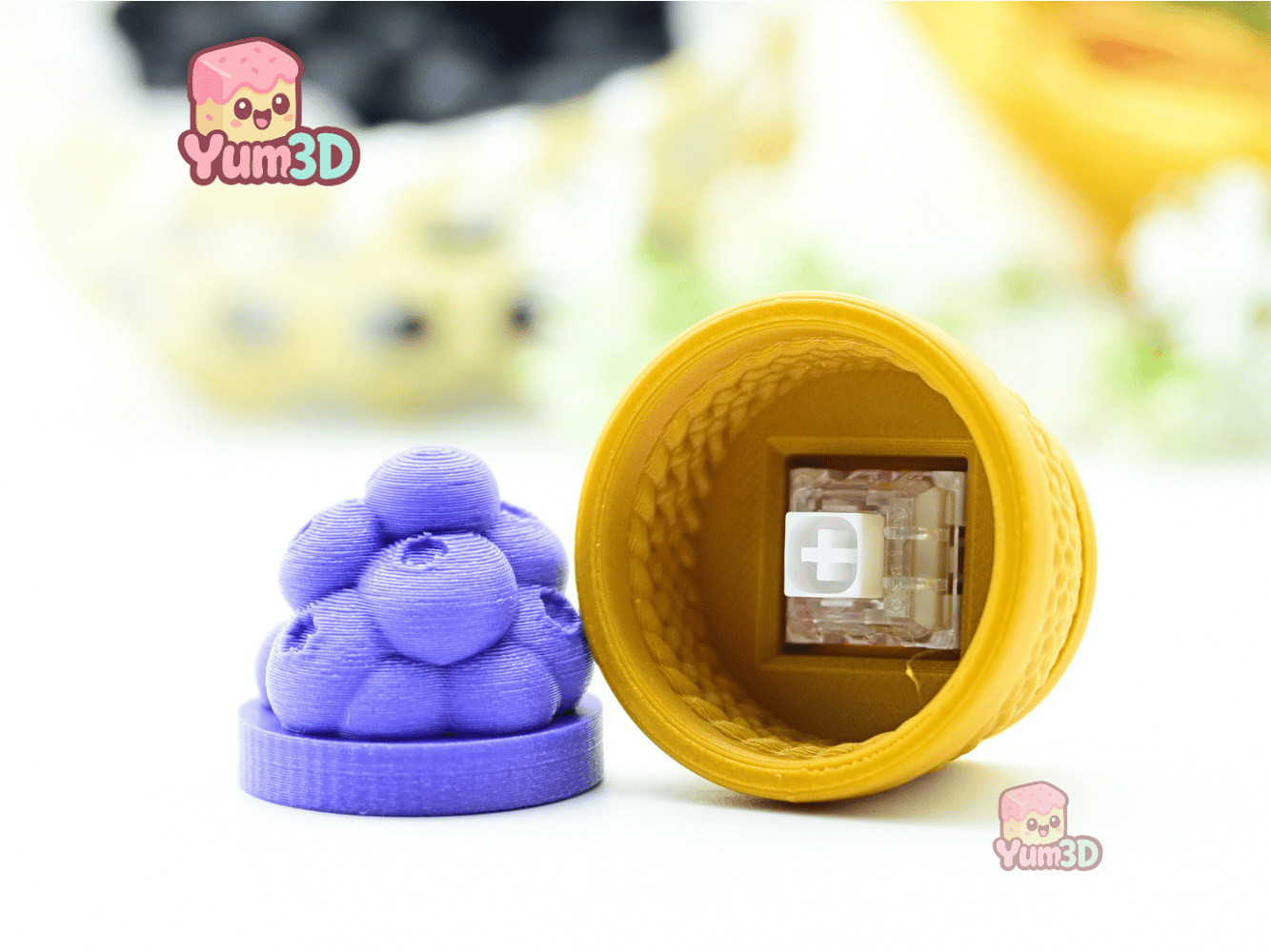 Yum3D-Spring Blueberry Basket Fidget Clicker Keychain_03.png