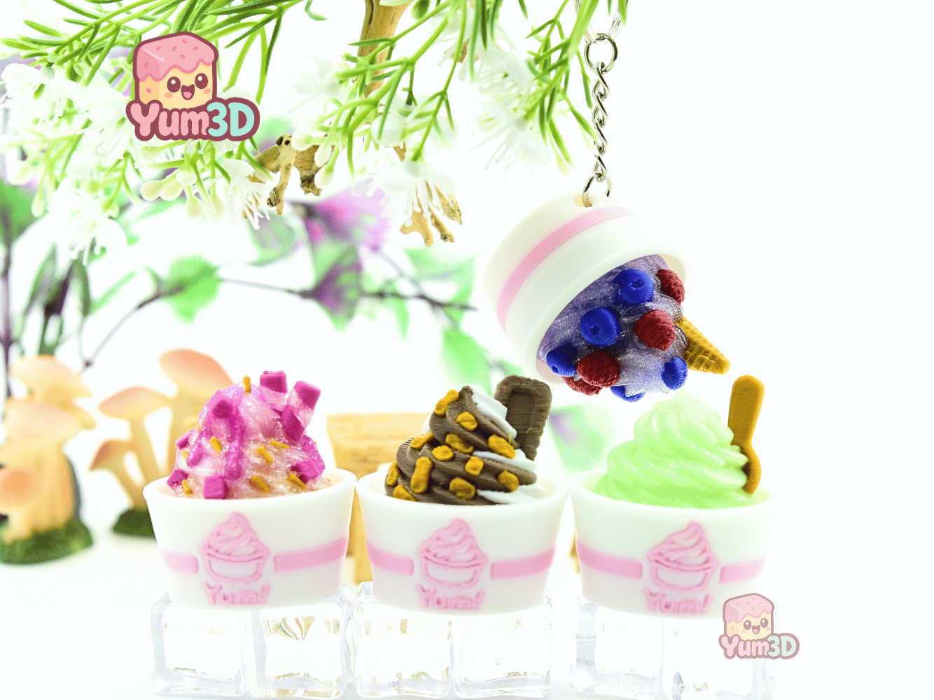 Yum3D-Frozen Yogurt Set of Clicker Keychains_06.png