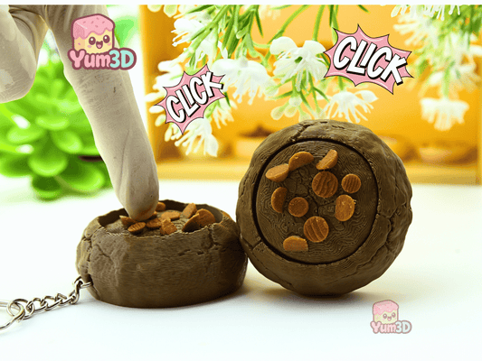 Yum3D-Chocolate Chip Cookie Fidget Clicker Keychain_01.png