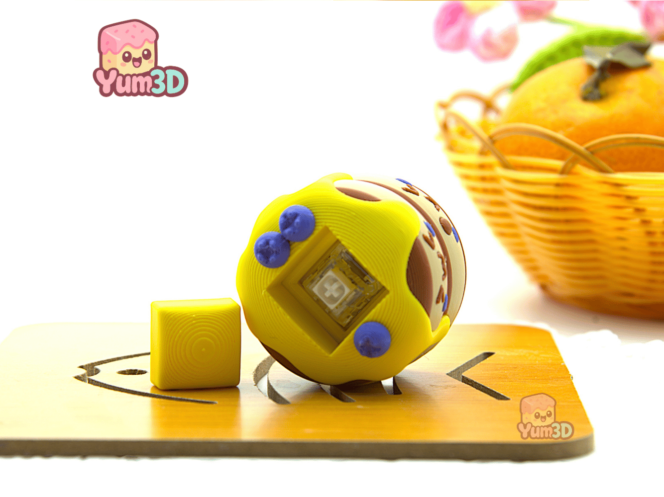 Yum3D-Cute Yummy Pancake Fidget Clicker Keychain_03.png