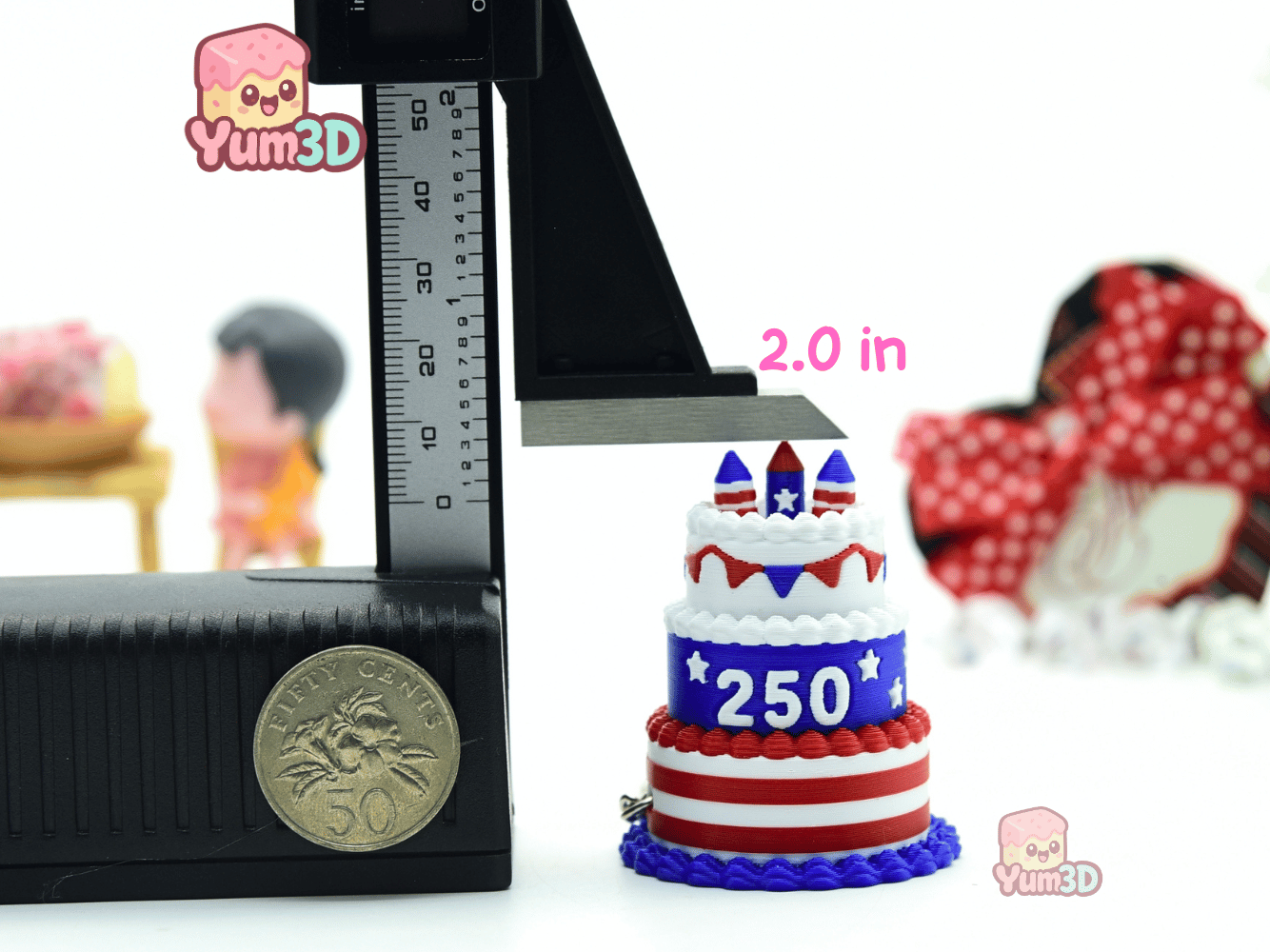 Yum3D-July 4th Patriotic Celebration Cake Set of Clicker Keychains_04.png