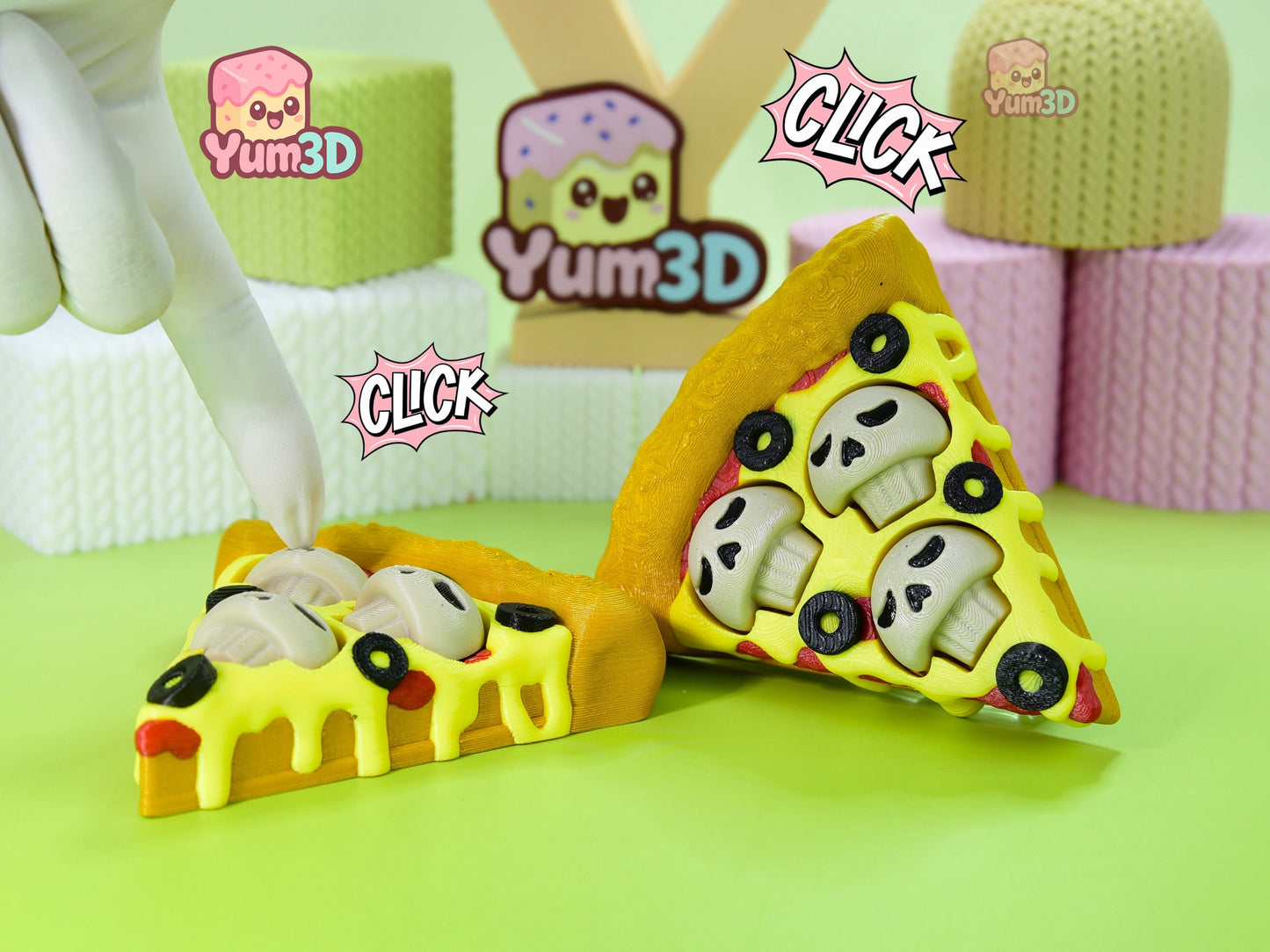 Yum3D-Halloween Skull Slice Pizza Fidget Clicker Keychain_01.jpg