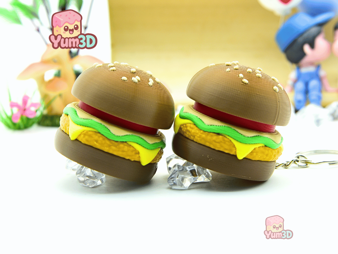 Yum3D-Chicken Hamburger Fidget Clicker Keychain_09.png