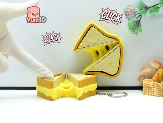 Yum3D-Melty Grilled Cheese Fidget Led Clicker Keychain_01.jpg