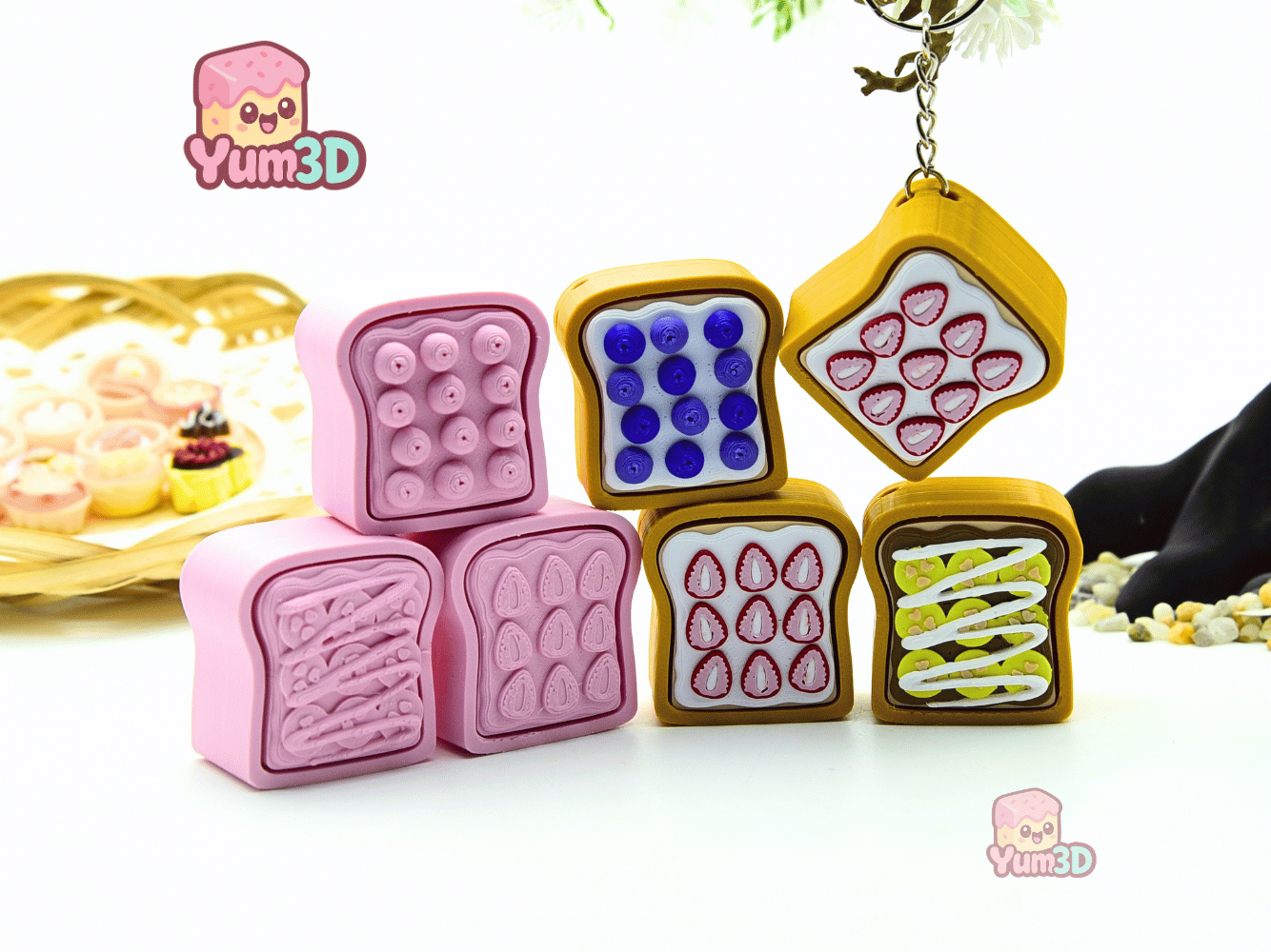 Yum3D-Sweet Toast Fidget Clicker Keychain_05.png
