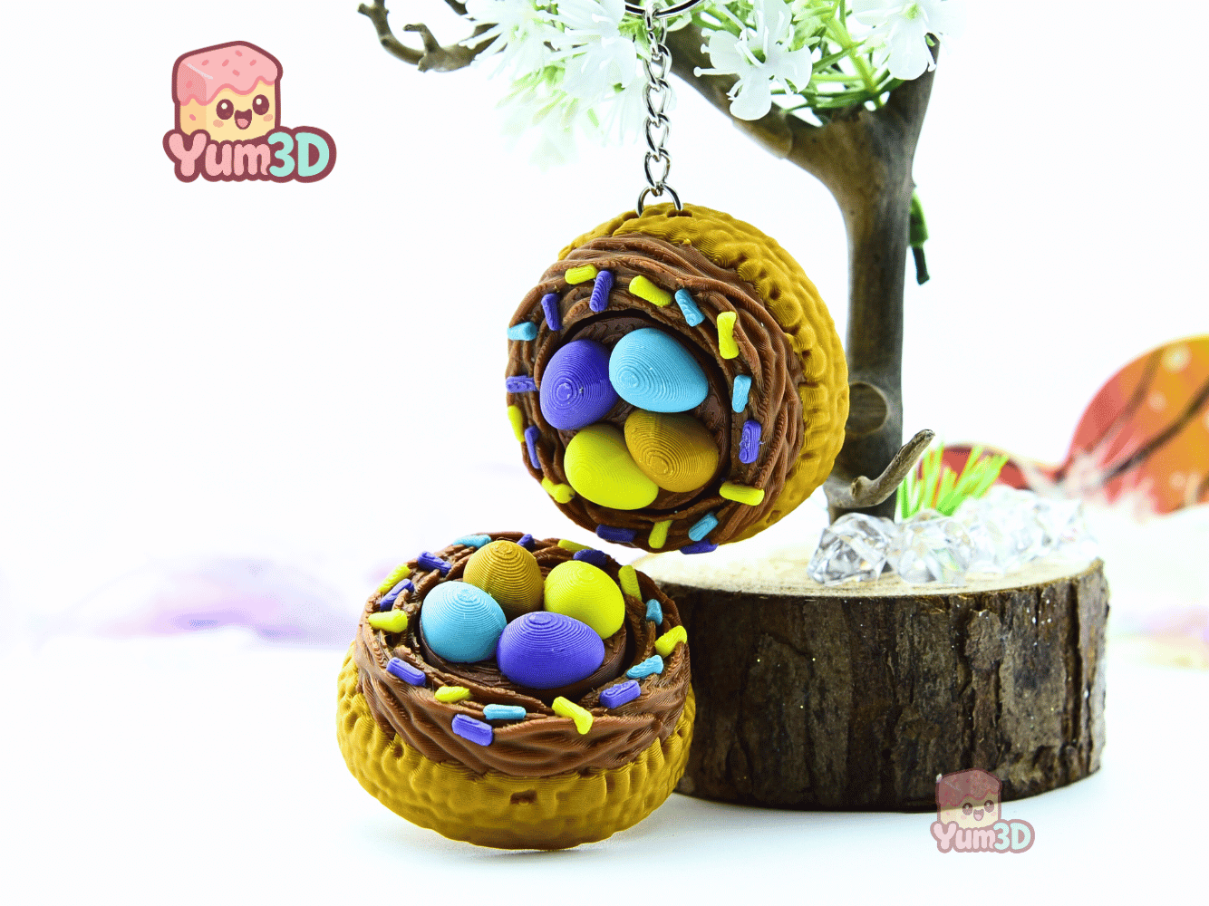 Yum3D-Easter Egg Nest Cookie Fidget Clicker Keychain_06.png