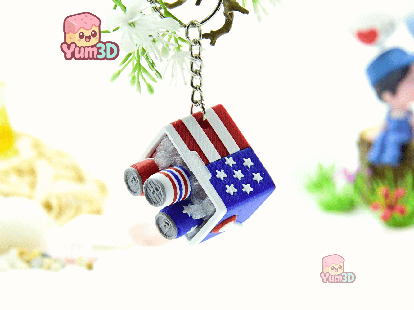 Yum3D-American Flag Soda Cooler Fidget Clicker Keychain_07.png