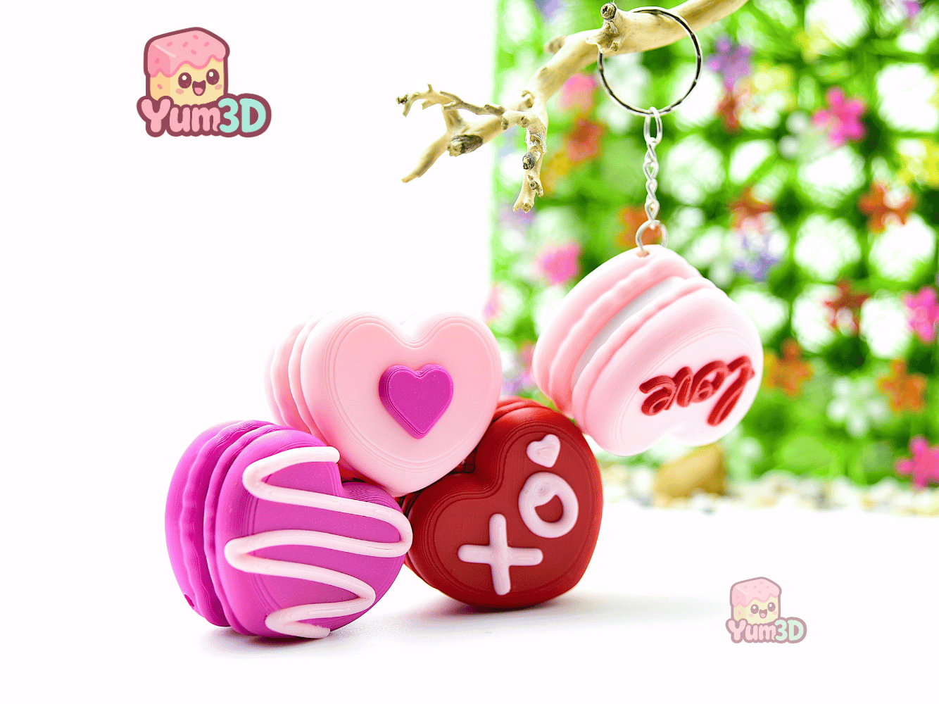 Yum3D-Valentine Macaron Love Set of Clicker Keychains_07.png