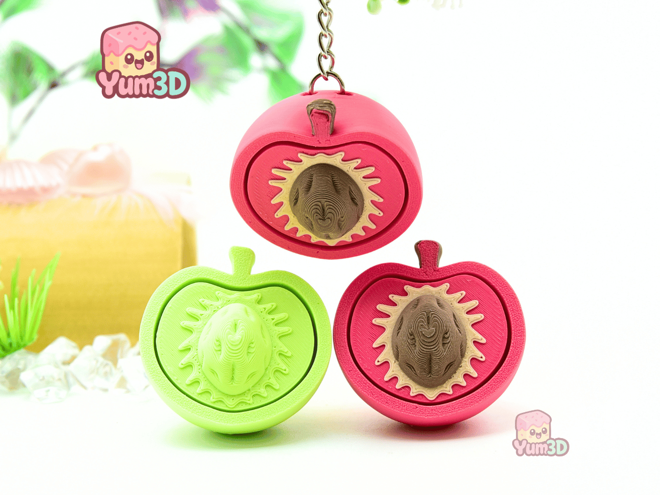 Yum3D-Playful Apricot Fidget Clicker Keychain_05.png