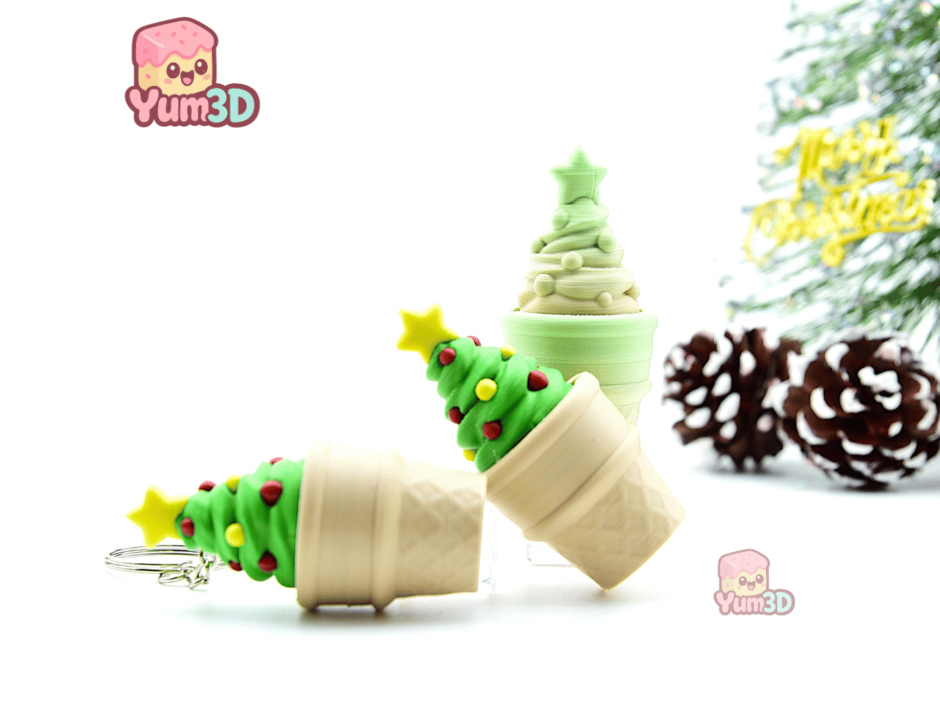 Yum3D-Christmas Ice Cream Tree Fidget Clicker Keychain_08.png