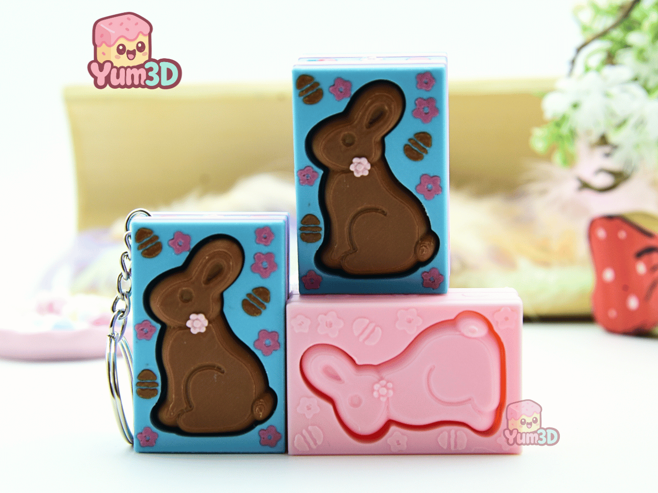 Yum3D-Easter Bunny Chocolate Fidget Clicker Keychain_08.png