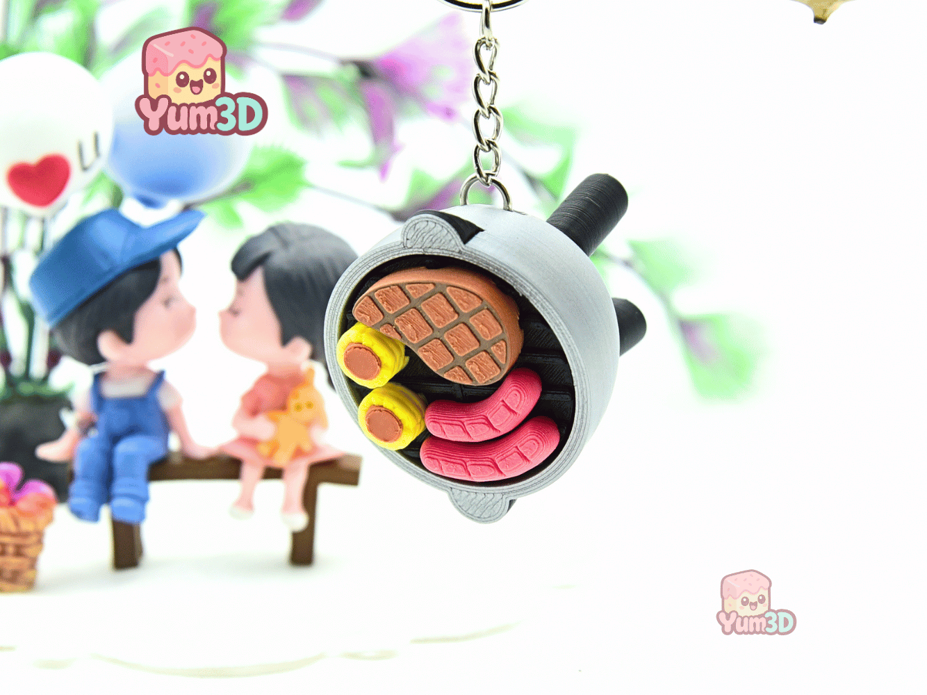 Yum3D-Playful Bbq Grill Buddy Fidget Clicker Keychain_07.png
