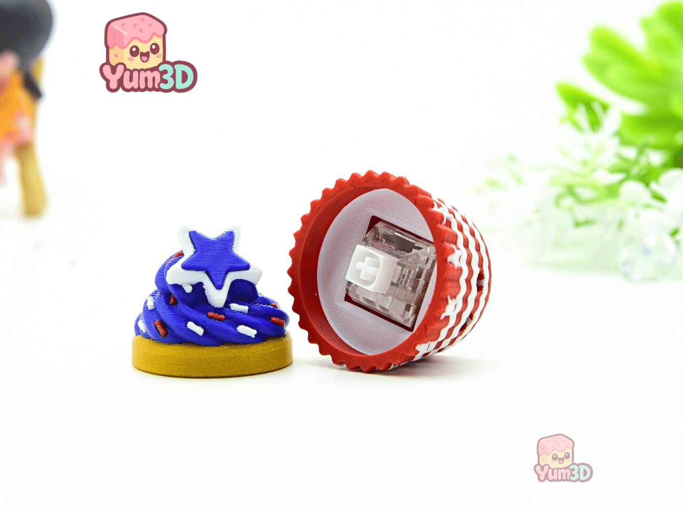 Yum3D-July 4th Cupcake for Food Lovers Set of Clicker Keychains_03.png