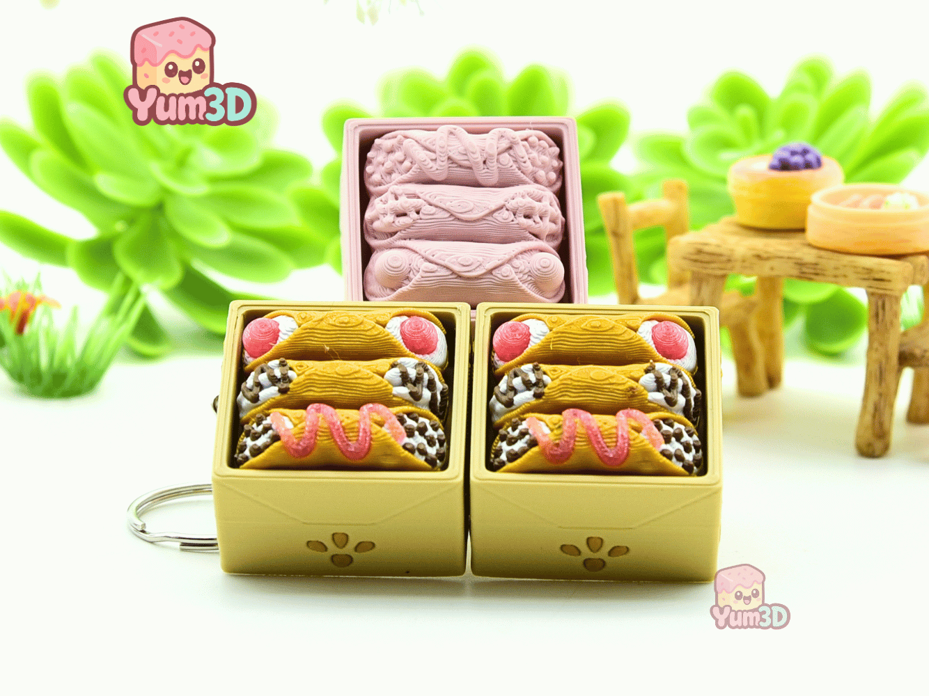 Yum3D-Sweet Cannoli Fidget Clicker Keychain_08.png